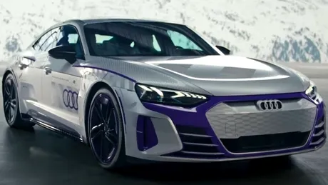 Audi dezvăluie oficial conceptul RS e-Tron GT Ice Race - VIDEO