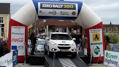 Locul 4 ocupat de Hyundai ix35 FCEV la Zero Rally