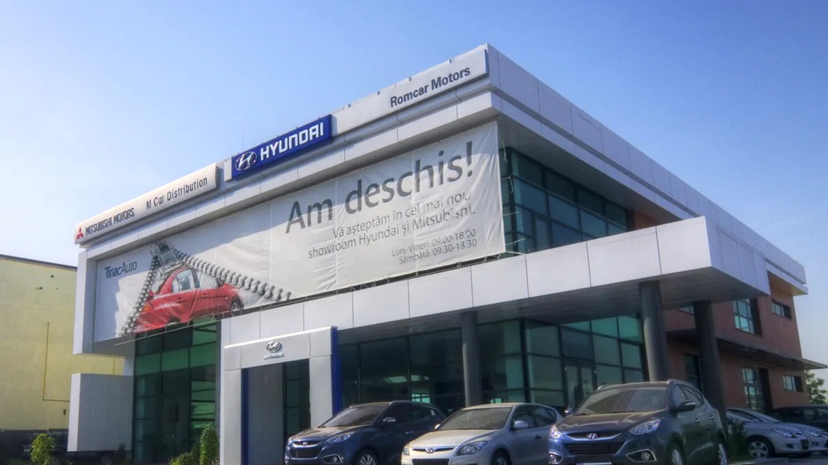 Showroom comun Hyundai şi Mitsubishi