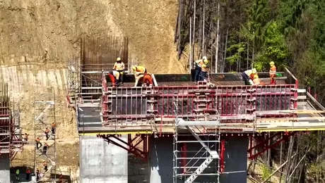Peste 1.000 de muncitori și 200 de utilaje pe șantierul Cornetu-Tigveni al autostrăzii Sibiu-Pitești – directorul CNAIR