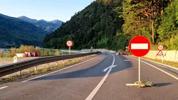 Restricții de circulație pe Valeo Oltului (DN7). Se fac lucrări de consolidare