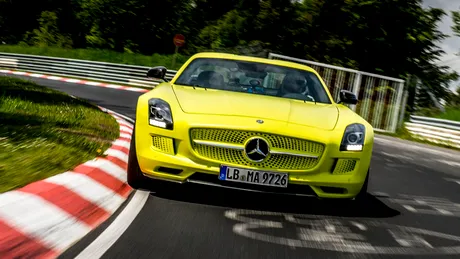 Mercedes SLS AMG Electric Drive e cea mai rapidă maşină electrică de serie de pe Nurburgring