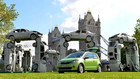 Skoda reconstruieşte Stonehenge pentru promovarea lui Citigo