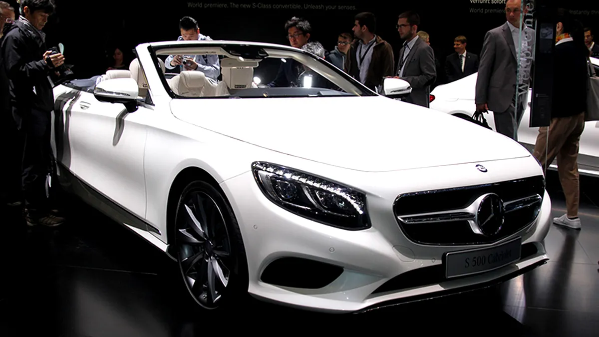 La Frankfurt, noul Mercedes-Benz S-Class Cabrio mi-a arătat ce înseamnă eleganţa