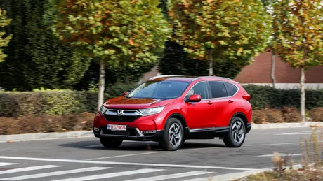 Noul Honda CR-V primeşte cinci stele Euro NCAP. Plus: Test drive Honda CR-V 1.5 VTEC Turbo 4WD - GALERIE FOTO