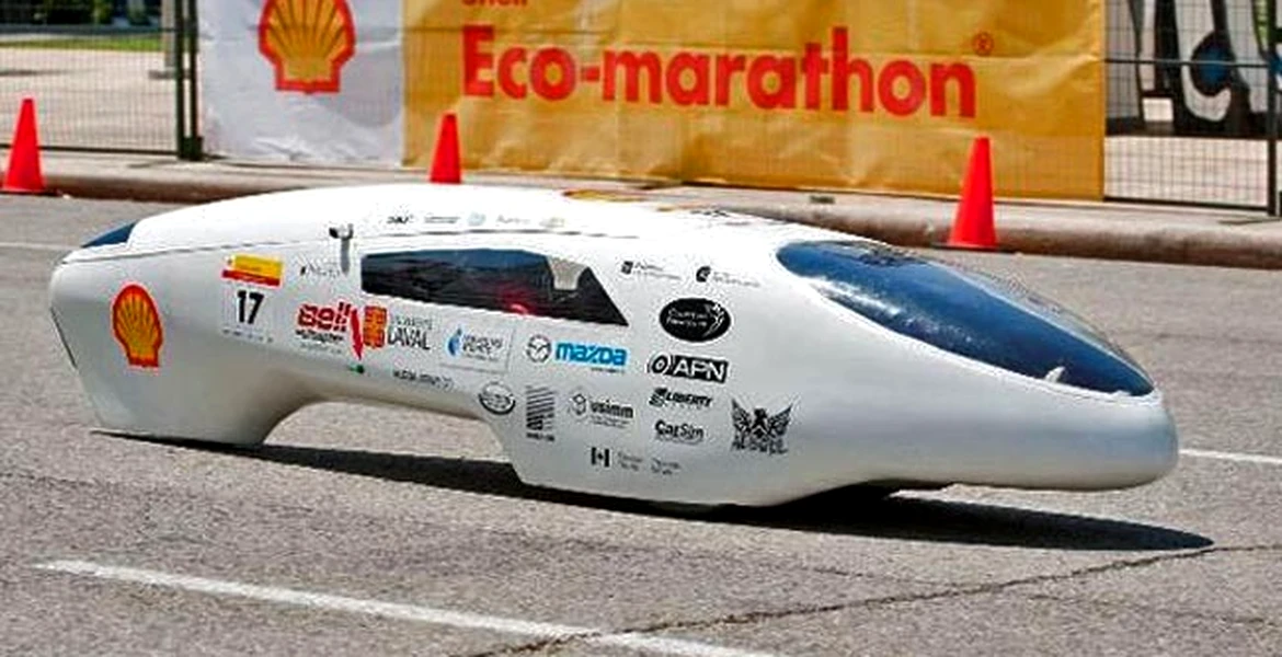 Record de consum la Shell Eco Marathon: 0,09 litri/100 km