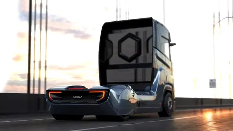 Nikola Tre, un camion cu hidrogen care poate parcurge 1200 de km cu un singur rezervor - FOTO