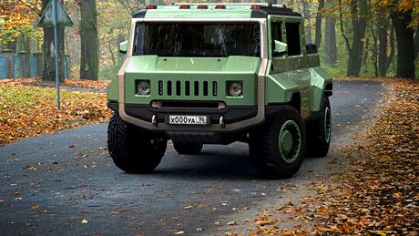 H-UAZ - O afacere americano-rusă care adună tot ce au mai bun Hummer și UAZ 2206