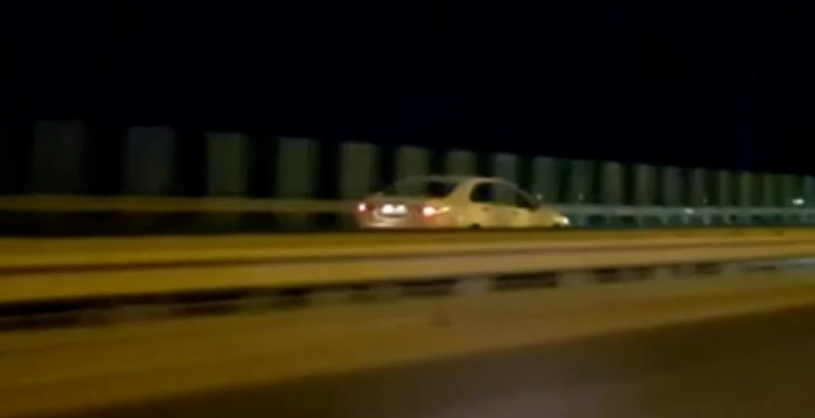 Un şofer a fost surprins în timp ce circula pe contrasens pe Autostrada Soarelui – VIDEO