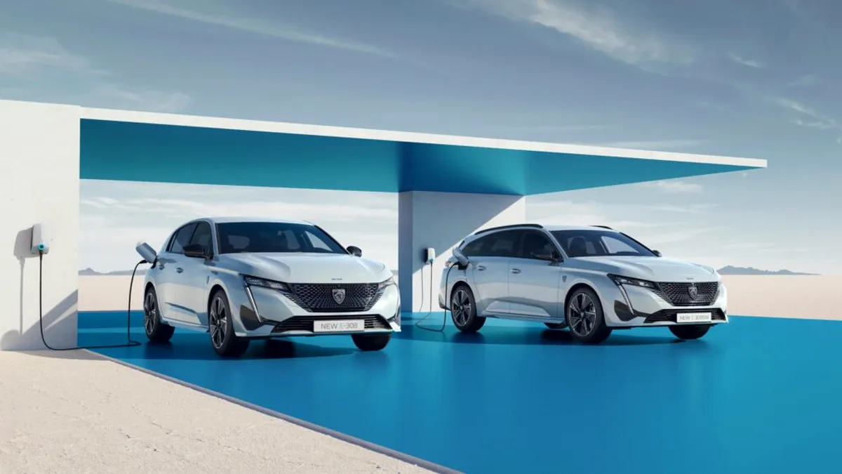 Peugeot anunță o gamă extinsă de modele electrice și plug-in hybrid pentru 2023