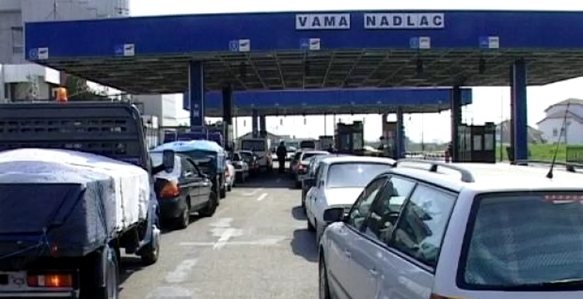 Timpul de aşteptare în vama din România a crescut la 800 de minute