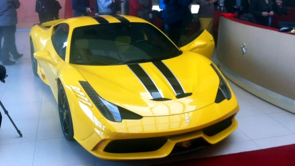 Lansare în România - noul Ferrari 458 Speciale