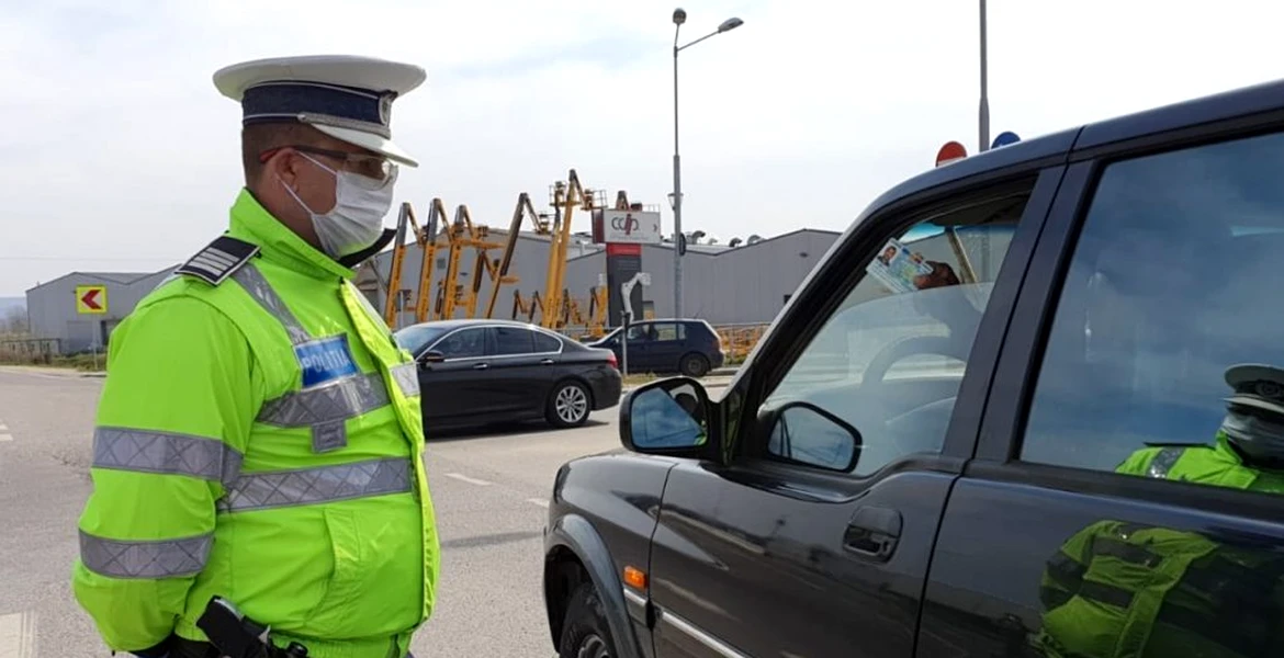 Polițist de la Rutieră, confirmat cu COVID-19. Agentul a însoțit convoaiele de români întorși în țară