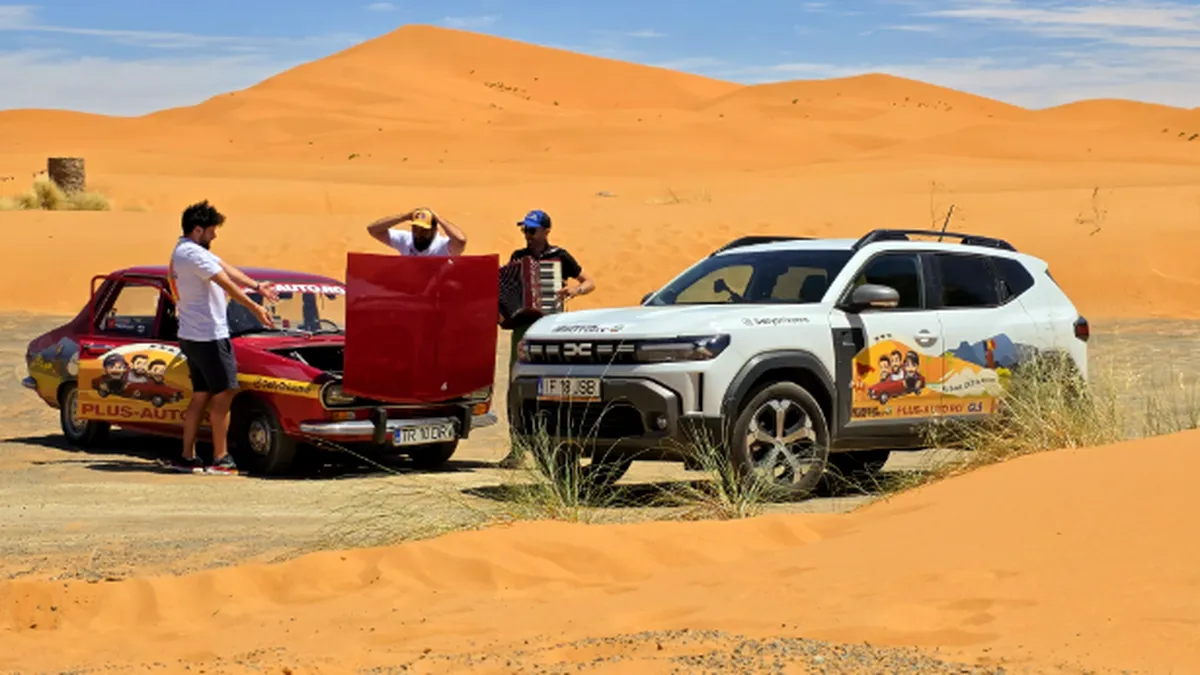O Dacia 1300 din 1975 a ajuns în Africa. Cum s-a descurcat pe traseul București – Monaco – Sahara