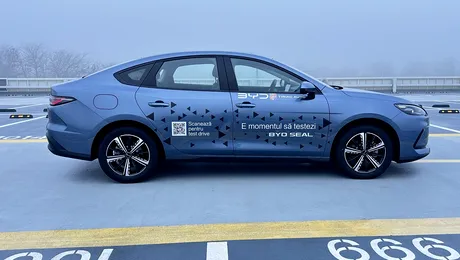 Seal 5 DM-i, cel mai nou sedan plug-in hybrid din portofoliul Țiriac Auto BYD