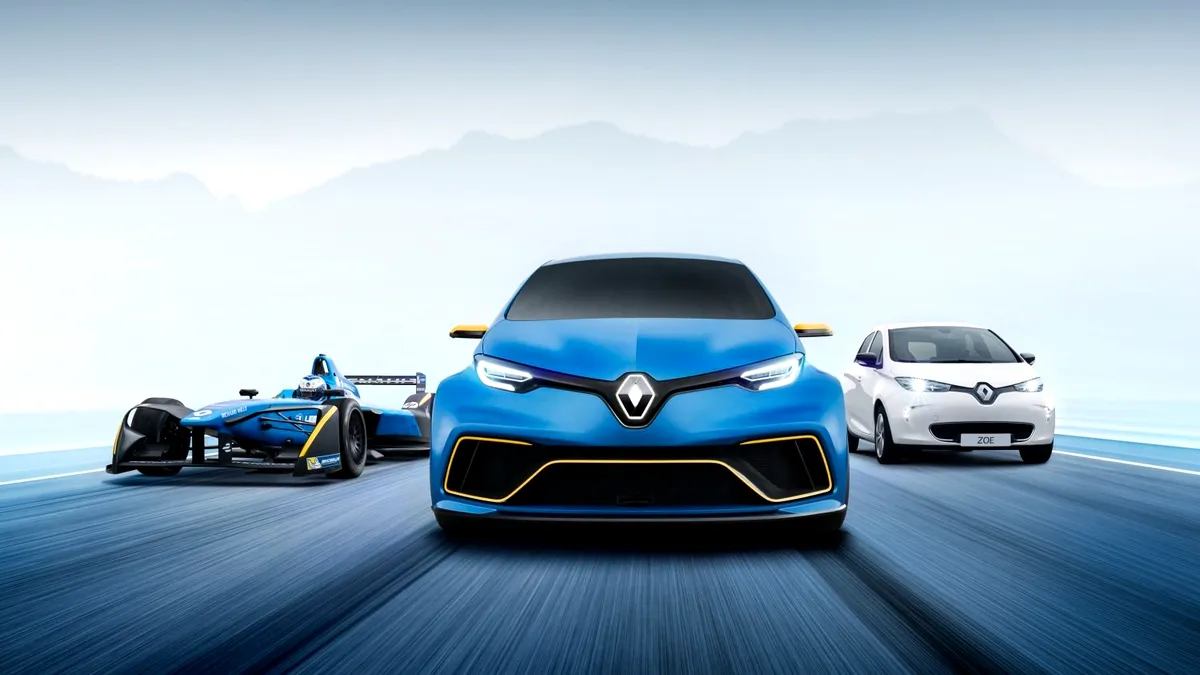 Renault ZOE e-Sport Concept anunţă performanţe de Formula E. Da, aţi citit bine, ZOE [FOTO]