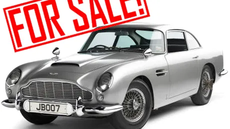 Aston Martin DB5 din Goldfinger şi Thunderball de vânzare