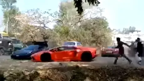 Da' cu Lambo ce-aţi avut? Răzbunare mafiotă [VIDEO]