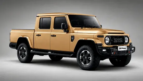 Camioneta BAW 212 din China, care seamănă cu Land Rover Defender și Toyota FJ40, ajunge în Europa