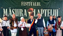 Fostul premier desemnat Adrian Veștea, prezent la festivalul „Măsura Laptelui” din Șirnea