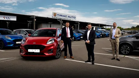 100 de Ford Puma, livrate de Țiriac Auto, distribuitor autorizat Ford, intră în parcul Klass Wagen Rent-a-Car