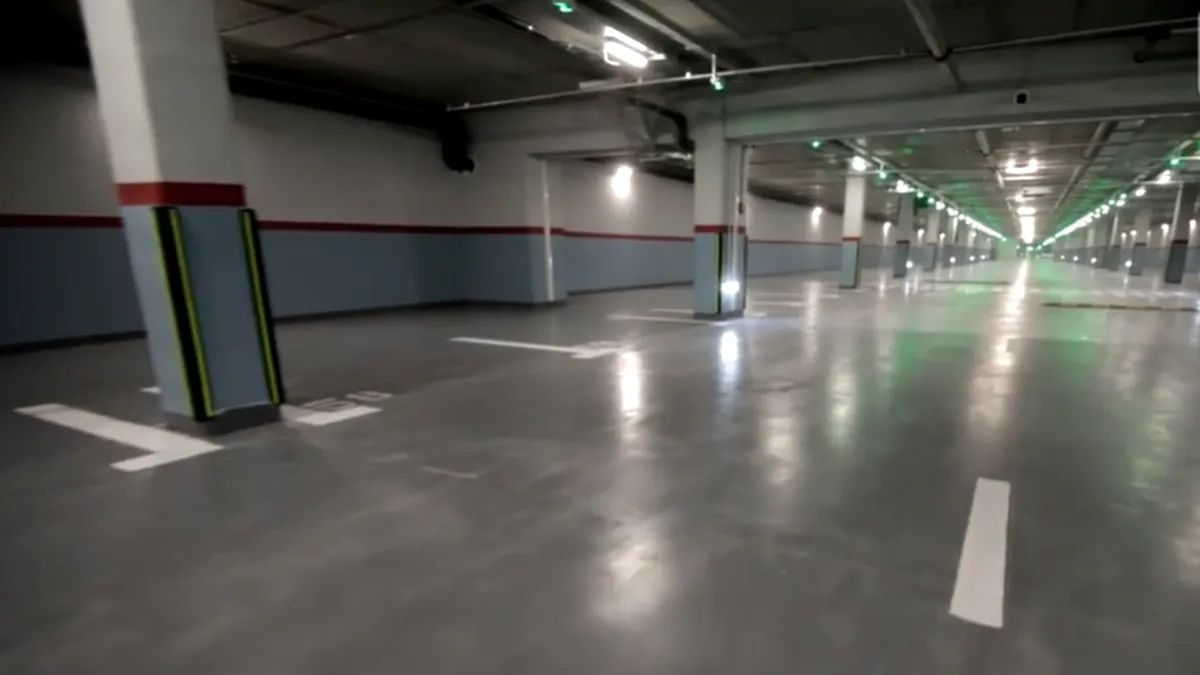 VIDEO. O nouă parcare subterană, inaugurată în București. E gratis. Până când?