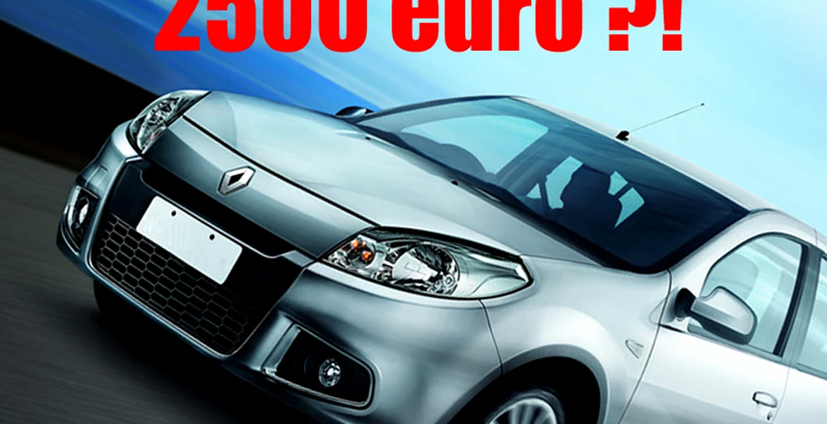 Renault pregăteşte maşina de 2.500 euro
