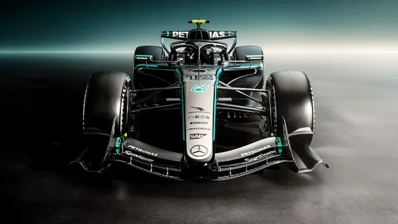 FOTO Primele imagini cu noul monopost de Formula 1 al Mercedes-AMG. Ce sponsori a „furat” echipa de la concurenții săi