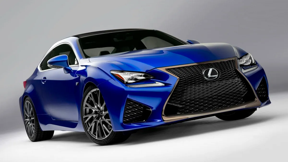 Lexus RC F - primele imagini dinaintea debutului la Detroit