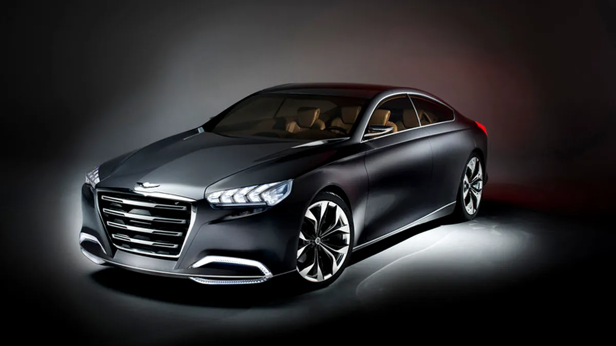 Conceptul Hyundai HCD-14 Genesis preconizează designul viitoarelor modele Hyundai