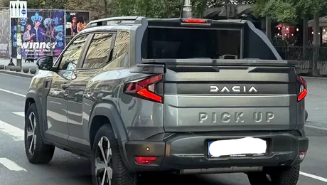 Noul model Duster Pick-up, apare deja pe străzile din București