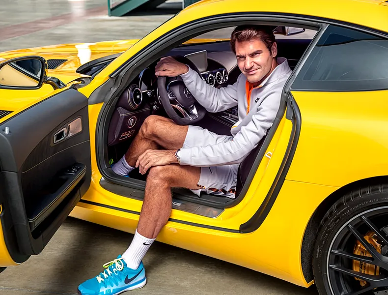 Roger Federer a fost surprins în România. Marele campion a filmat o reclamă pentru Mercedes-Benz – VIDEO