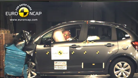 Citroen C3 - doar 4 stele la Euro NCAP