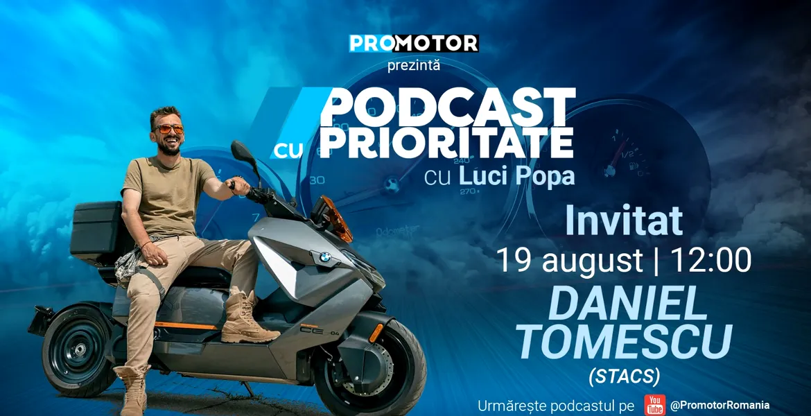 Daniel Tomescu aka STACS vine la „Podcast cu Prioritate” #51. Emisiunea apare luni, 19 august