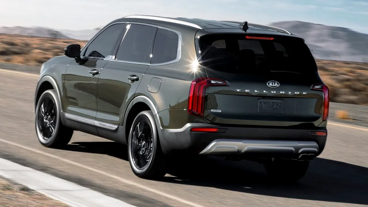 Kia a dezvăluit o primă imagine-teaser cu viitorul SUV Telluride 