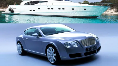 Superofertă de criză: yacht la pachet cu Bentley