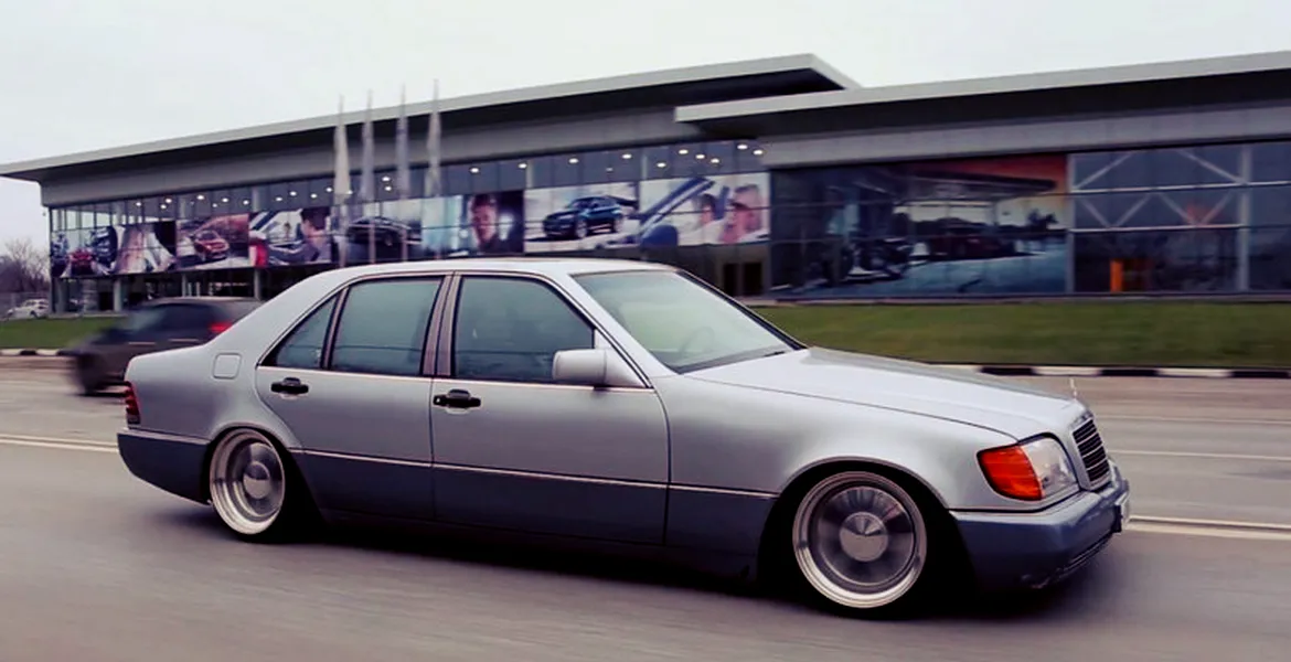 Acest Mercedes-Benz W140 Stance ne face nostalgici. VIDEO