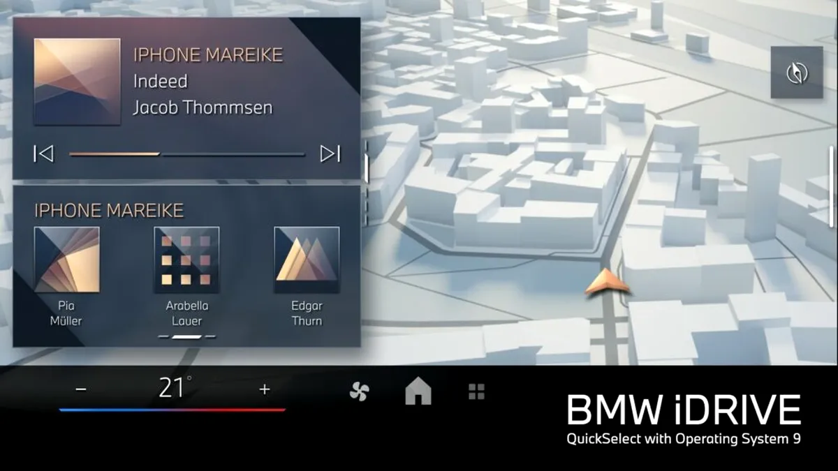 BMW a prezentat noua interfață a sistemului iDrive
