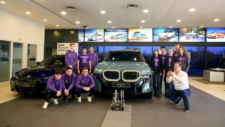 Echipa de robotică Ro2D2 a dezvelit noul BMW XM la București