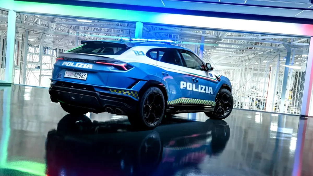 Poliția italiană va avea în dotare un Lamborghini Urus Performante începând cu 2024 - GALERIE FOTO