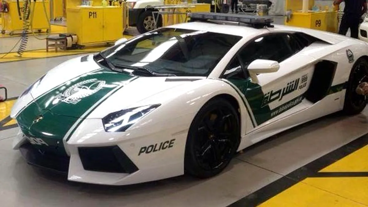 Poliţia are Lamborghini Aventador! Dar nu la noi...