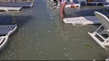 Stațiunea din România DISTRUSĂ de ape! Marea a inundat zona de plajă, astăzi 😲
