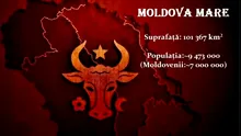 Antiromânismul ia amploare în R. Moldova. Hărți cu Moldova Mare și atacuri spre București