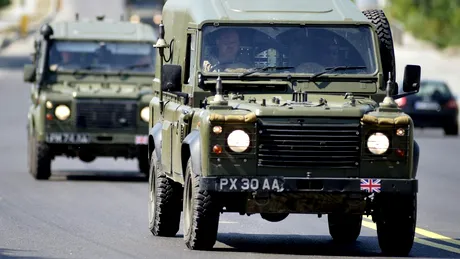 Convoiul militar era format din 15 autovehicule