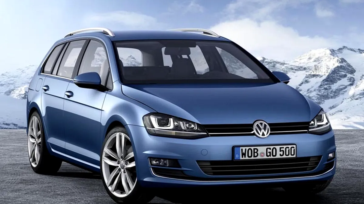 Primele imagini cu Golf-ul break: noul Volkswagen Golf 7 Variant