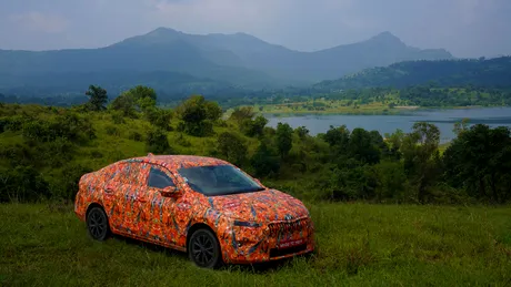 Skoda, două imagini teaser cu Slavia, modelul care nu va ajunge în Europa