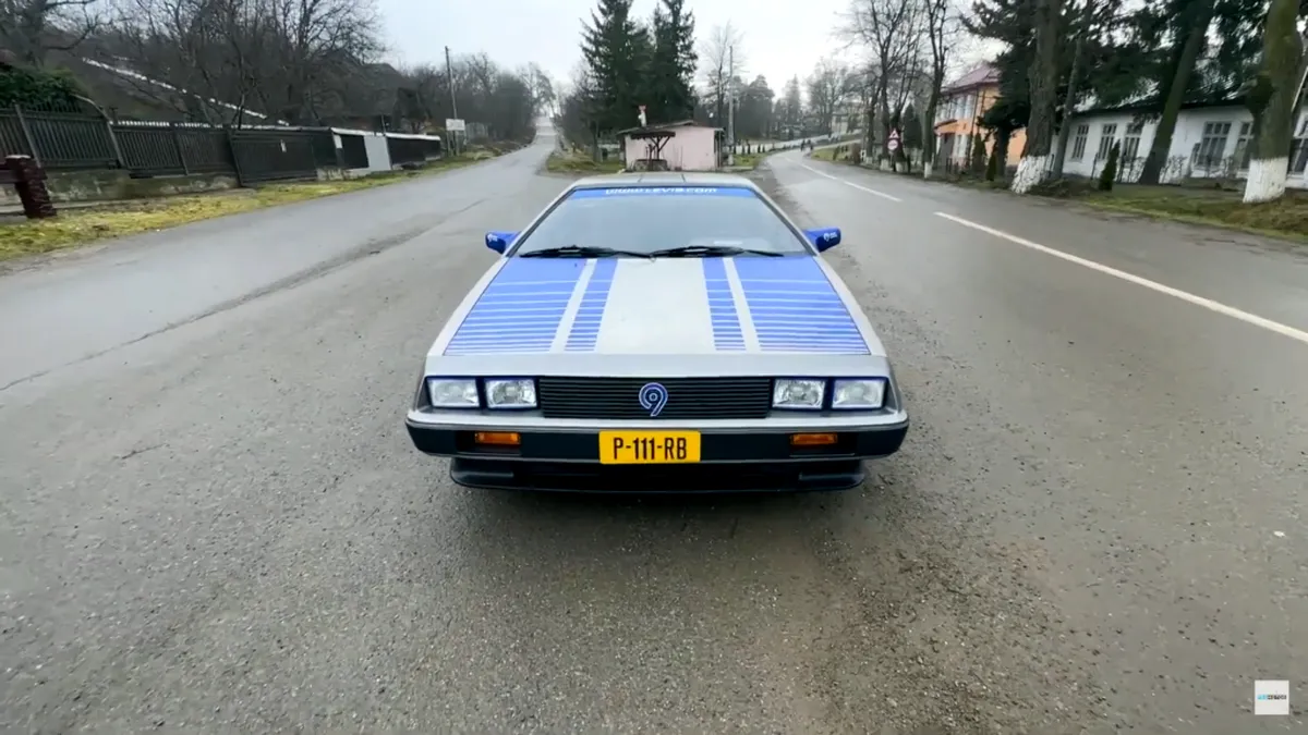 DeLorean DMC-12: O mașină legendară cu influențe românești - VIDEO