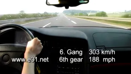 BMW vechi de 20 de ani prinde 300 km/h. Pentru că poate [VIDEO]