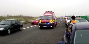 Autostrada A3, blocată după un carambol cu 7 mașini din cauza unei greșeli banale. Foarte mulți șoferi fac asta