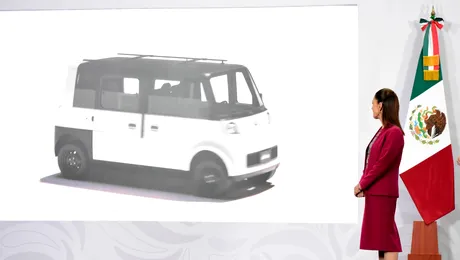 Mexicul a prezentat un prototip de vehicul urban electric foarte accesibil, susținut de guvern